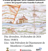 Carlos Guàrdia parlarà sobre els camins històrics de l’Urgellet al Pallars en el marc del cicle Desenterrant el passat