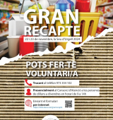 Campanya de captació de voluntaris per al Gran Recapte